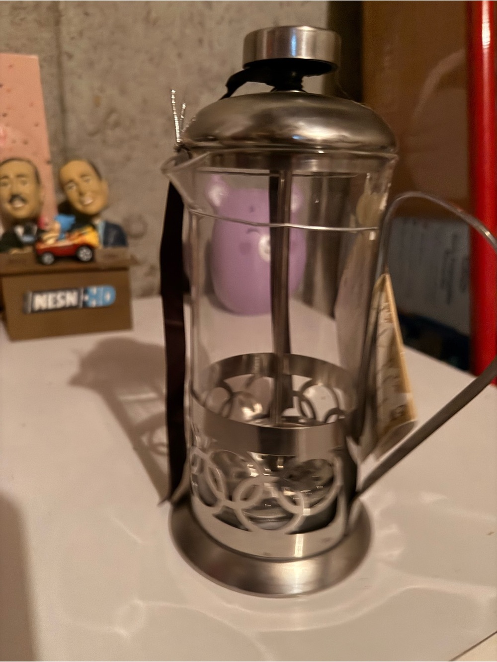 Stainless Steel French Press Coffee Maker - Silver